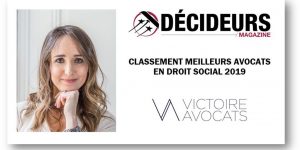 Classement Décideurs 2019 Droit Social Marylaure Méolans