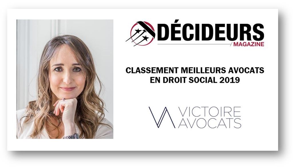 Classement Décideurs 2019 Droit Social Marylaure Méolans
