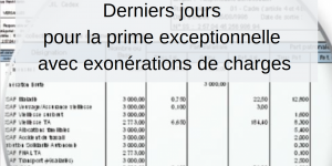 Derniers jours pour la prime exceptionnelle avec exonérations de charges
