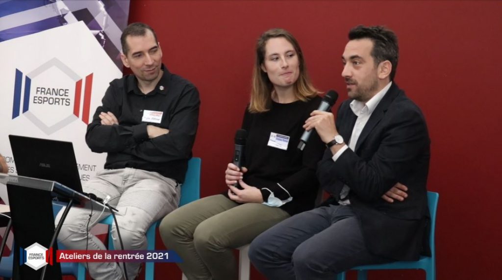 Atelier rentrée 2021 de l'association France Esports
